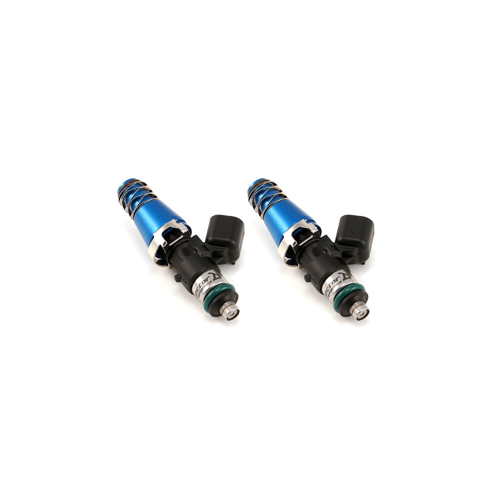 Injector Dynamics 1300cc Injectors - All Mazda RX-7 - 11mm (Blue) Adaptor Top. -204 / 14mm Lower O-Rings (Set of 2) - 1300.11.03.60.11.2